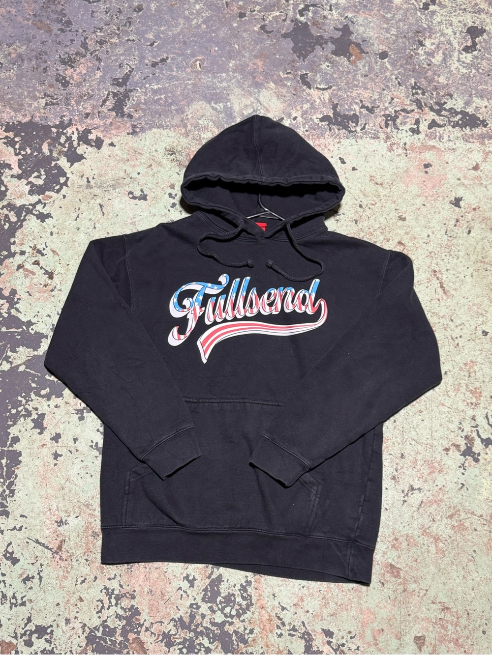 Full Send American Flag Hoodie (M)